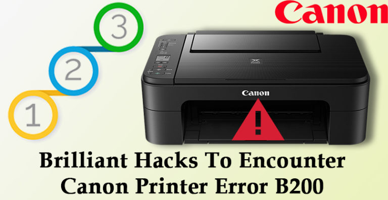 canon printer error B200