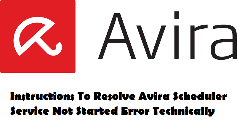 Avira scheduler service not started