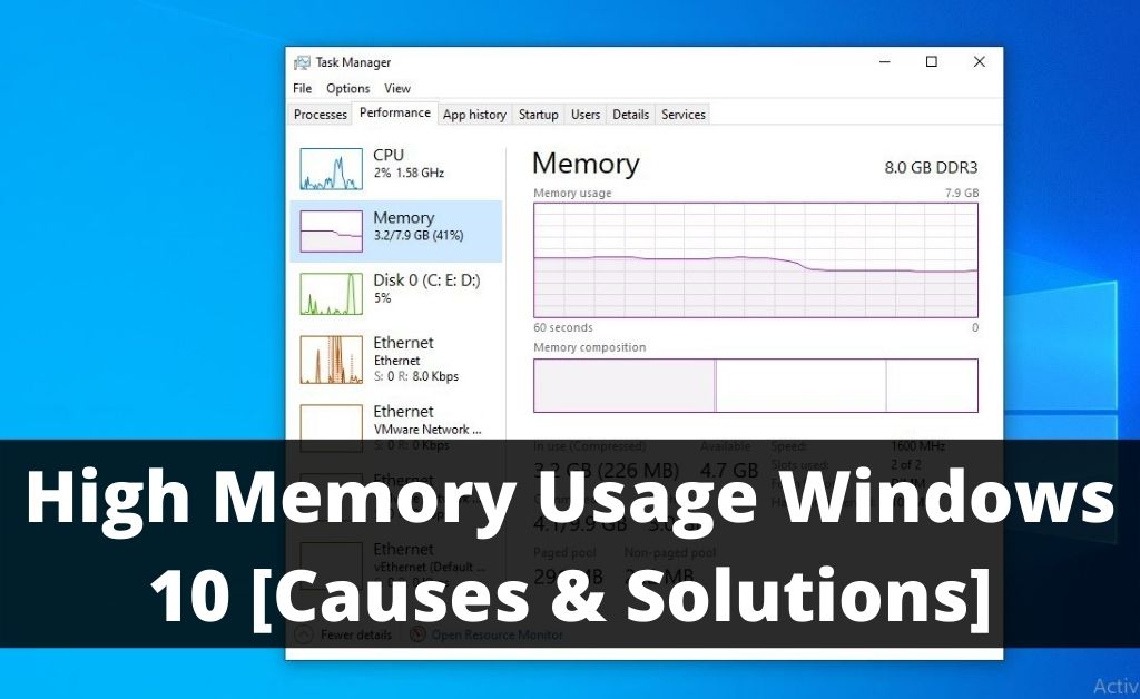 High Memory Usage Windows 10 [Causes & Solutions - 2024]