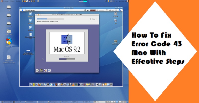 error code 43 Mac