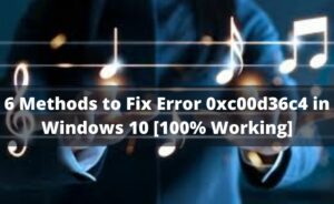 error 0xc00d36c4