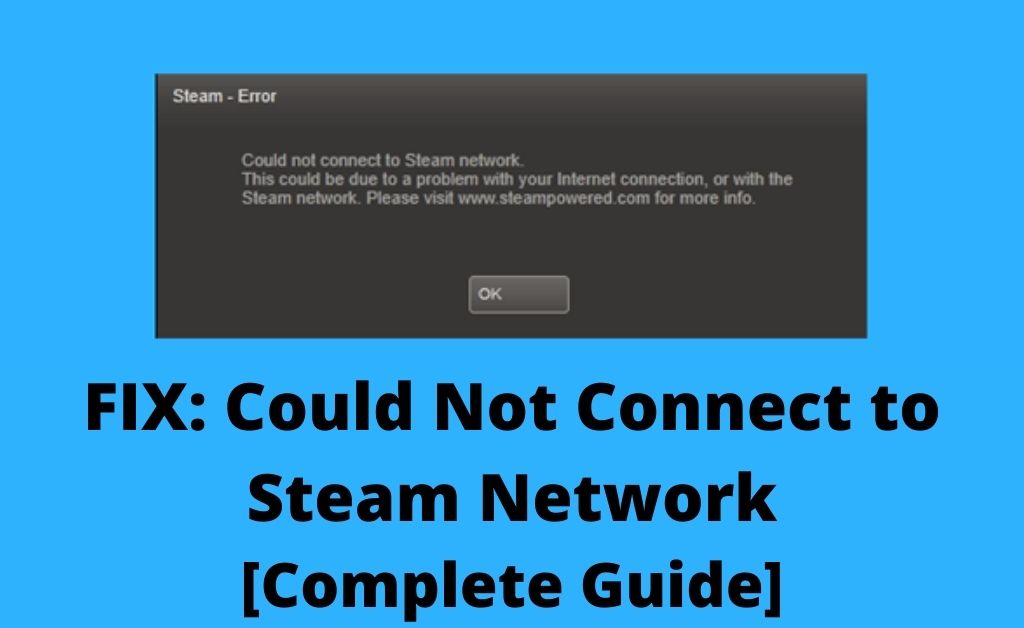 could not connect to steam network