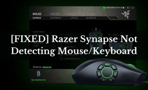 razer synapse not detecting mouse