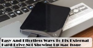 external hard drive not showing up mac