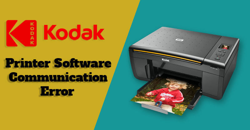 kodak printer software communication error