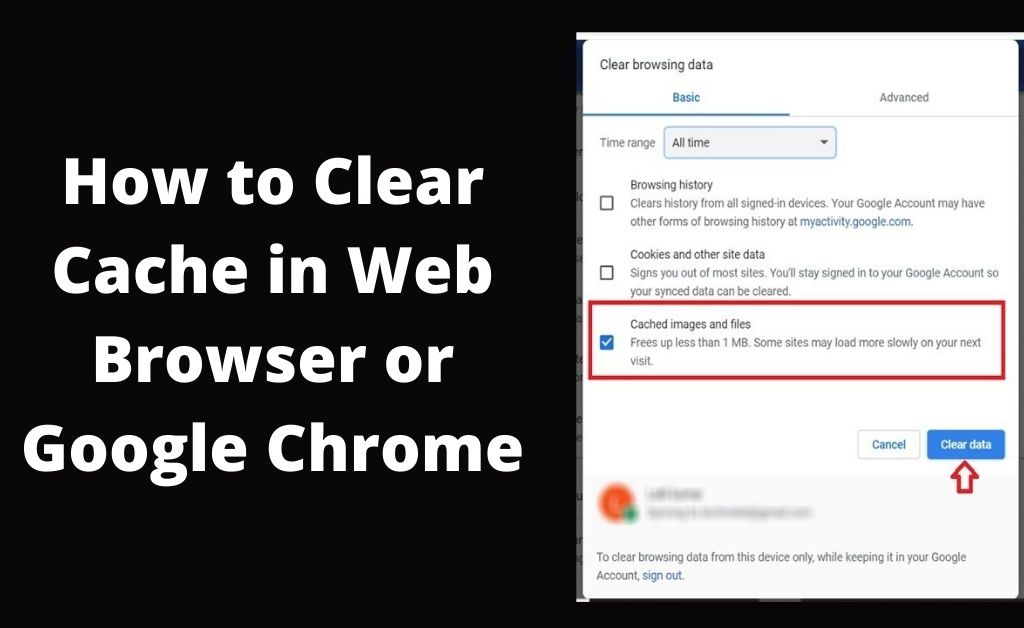 clear cache google chrome