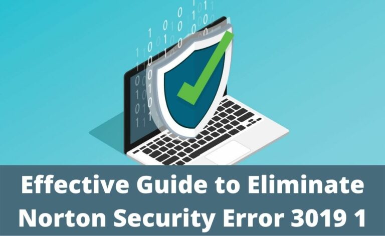 Norton Security Error 3019 1