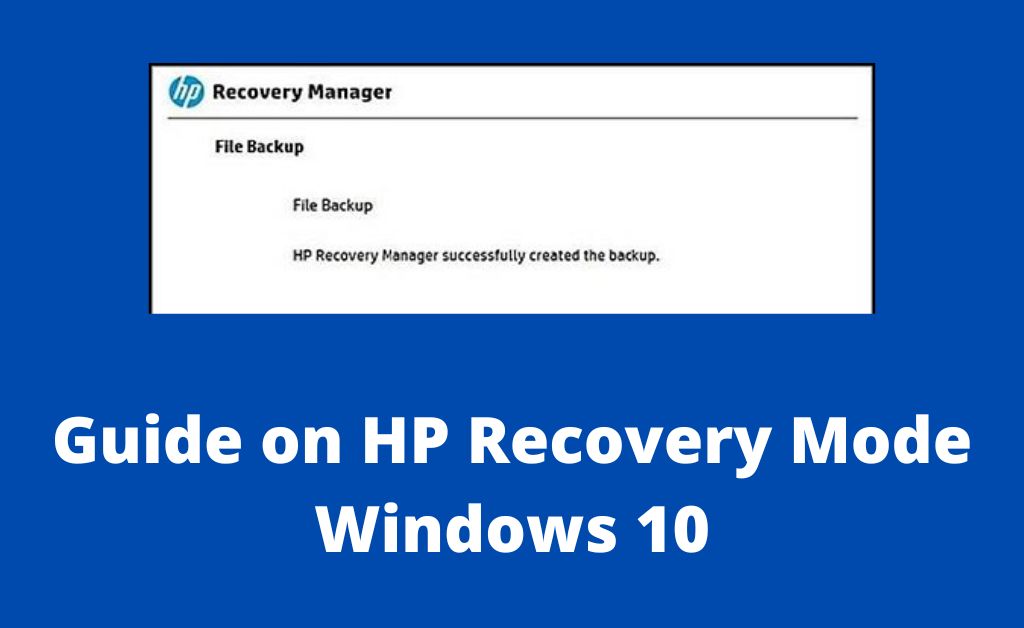Hp Recovery Mode