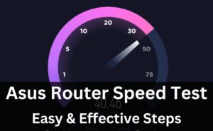 asus router speed test